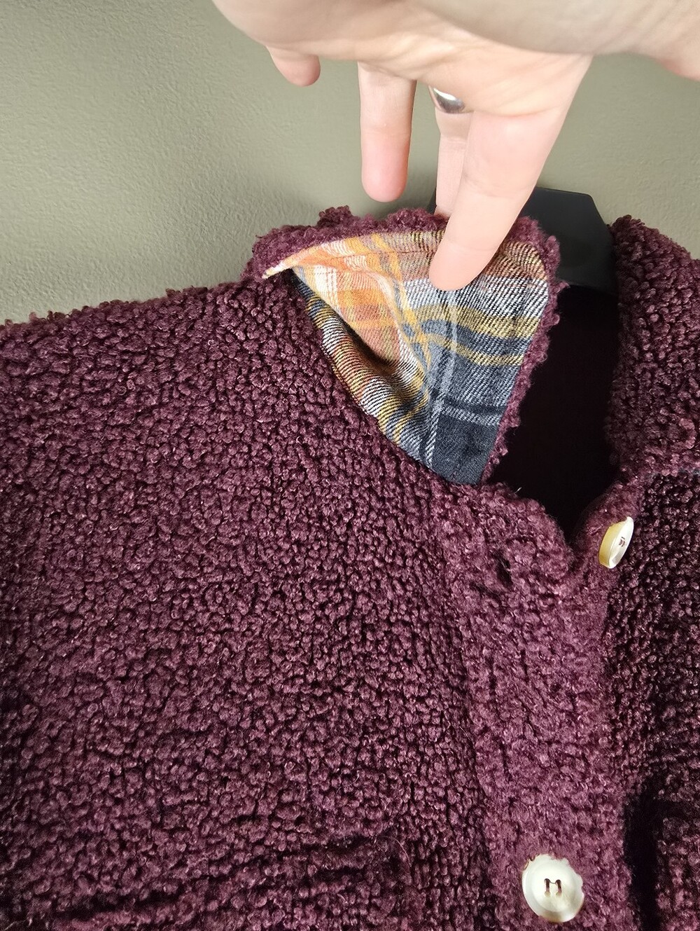Hem & Thread Teddy Shacket Small - Picture 8 of 11